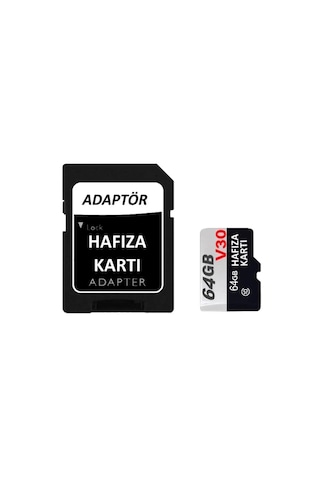 Sprange V30 64 GB U3 Faster Transfer Class 10 4K Hafıza Kartı