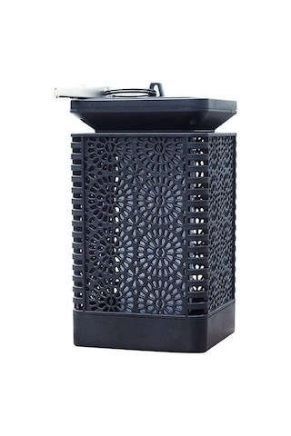 Ulzyvf Createtech Yolu Suya Siyah Manzara Lambası, Güneş Enerjili Bahçe Avlu Lamba Siyah