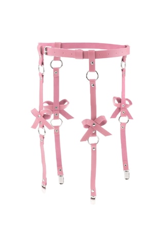 Suntek Kadın Punk Deri Ayarlanabilir Vücut Koşum Bel Pembe-s Pembe S Çok Renkli