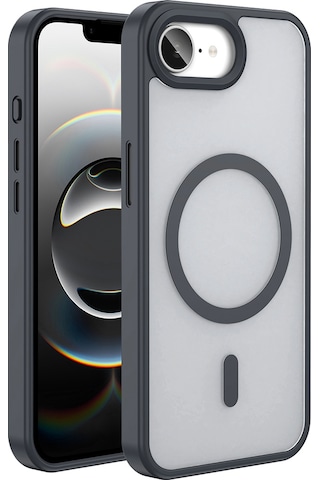 Apple iPhone Uyumlu 16e Kılıf M-safe Şarj Özellikli Mat Arka Yüzey Zore Sio Kapak