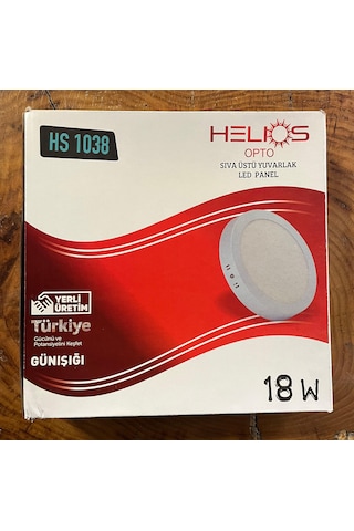 Helios Hs-1038g 18w Yuvarlak Günışığı Spot Led Panel