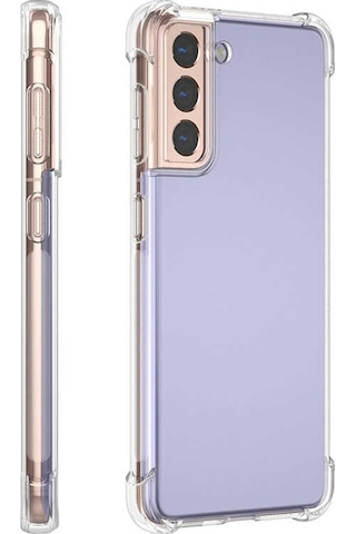 Galaxy S21 Plus Kılıf Zore Nitro Anti Shock Silikon Kılıf Renksiz