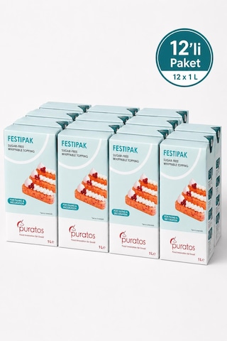 Puratos Festipak Sıvı Şanti 12 Adet