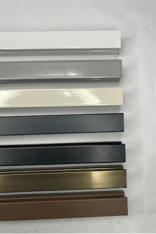 Plise Kumaş Sürgülü Akordiyon Kapı Krem Altın Meşe 140x200