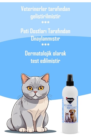 Relax Evcil Hayvan Ve Kötü Koku Giderici Sprey Pet Freş Oda Kokusu Hoş Fresh Kokulu 400 Ml