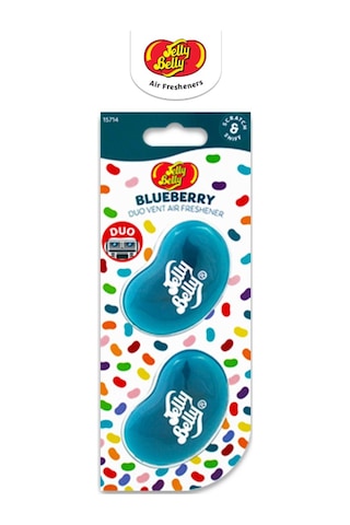 Jelly Belly Duovent Kalotifer Geçme Koku Blueberry 14gr. Fesleğen, Y.mersini, Vanilya Aromalı