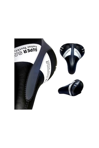 Geniş Yaylı Yumuşak Bisiklet Sele 25 x 22 CM - Çok Renkli