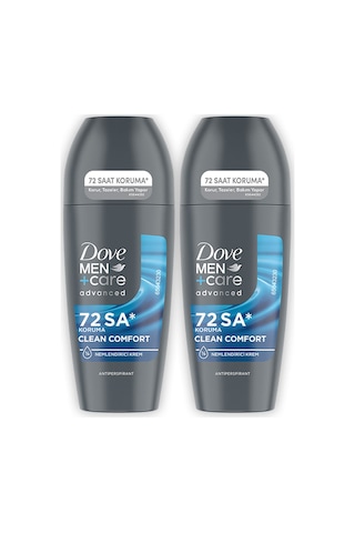 Dove Men +care Erkek Roll On Deodorant Clean Comfort 50 Ml X2