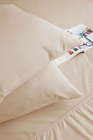 Elart Basic Lastikli Çarşaf Seti King Size 180x200+28 Bej