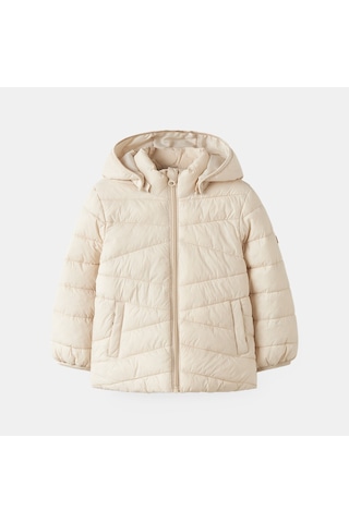 Name It Nmfmarble Unisex Çocuk Şişme Mont 13241673 Ekru