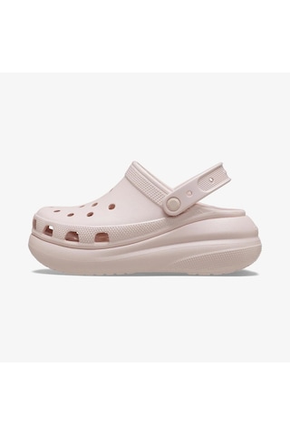 Crocs Classic Crush Kadın Pembe Terlik Düz 207521 Pembe