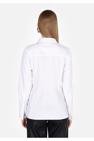 Colin's Colins Slim Fit Shirt Neck Düz Kadın Beyaz Uzun Kol Gömlek Cl1073416 Q1.v1 Wht Beyaz