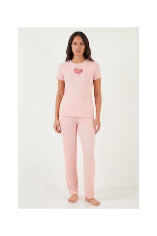 Lela Bayan Pijama Takımı 65770823 Koyu Pudra