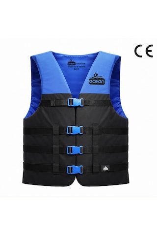 Ocean Can Yeleği 30 Newton Yüzdürme Yardımcısı 6-12 Yaş Mavi