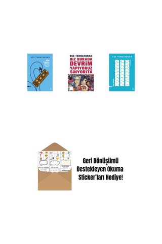 Dilsiz Kuğular Zamanı Devir + Biz Burada Devrim Yapıyoruz Sinyorita Cep Boy + Kıyı Kitabı + Okuma Sticker'ları