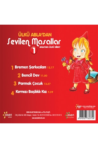 Ülkü Giray - Ülkü Abla'dan Sevilen Masallar 1 Cd