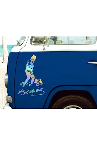 Hologramlı Janjanlı Kocatepe Ve Atatürk İmza Sticker 02524 30x20 Cm