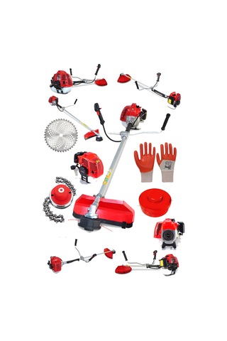 Steiner R-9100 Yan Tipi Benzinli Motorlu TırpanıMakinesi + Canavar Başlık