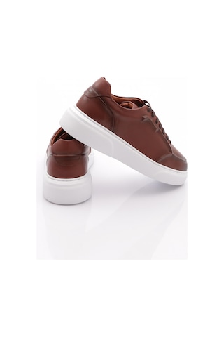 Dgn Urbano Erkek Sneakers Ayakkabi Taba Antik Beyaz