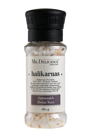 Sarımsaklı Deniz Tuzu Halikarnas 180g