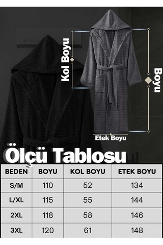 Yazlık Havlulu Bornoz 2li Set Lavanta