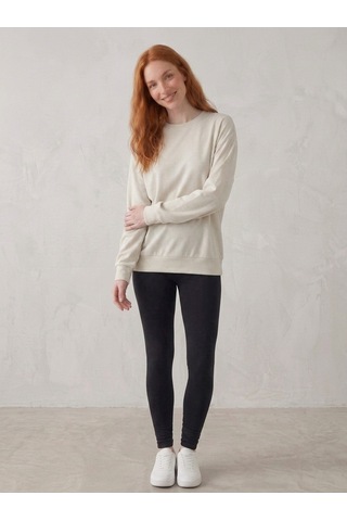 Noux Oyşo Oversize Sweatshirt Bej