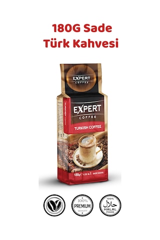 Türk Kahvesi Sade 180g Öğütülmüş