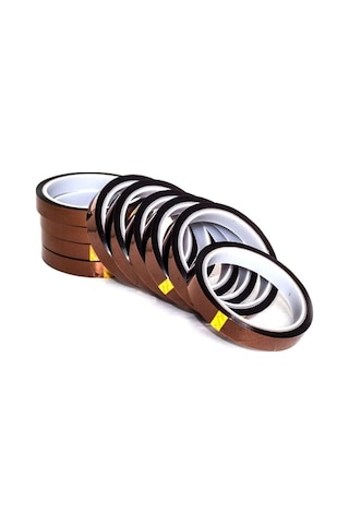 Polyimid Kapton Yüksek Isı İzolasyon Bandı 20 MM x 33 M