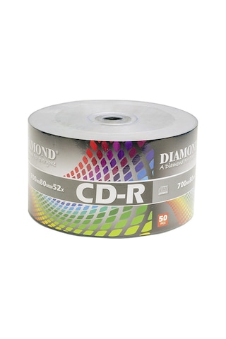 Diamond Cd-r 52x 700 Mb 80 Min Boş Cd 50'li Paket