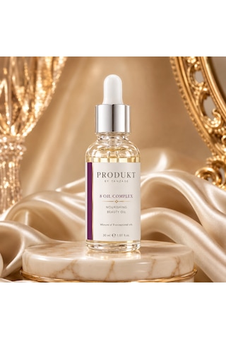 Produkt By Tanzade 8 Oil Complex Beauty Oil 30 Ml 8 Yağ Kompleksi İçeren Besleyici Cilt Bakım Yağı Produkt By Tanzade 8 Oil Complex Beauty Oil 30 Ml 8 Yağ Kompleksi İçeren Besleyici Cilt Bakım Yağı