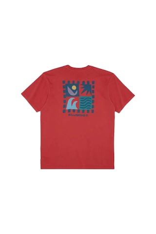 Billabong Boxed In Ss Kırmızı Çocuk T-shirt KREM