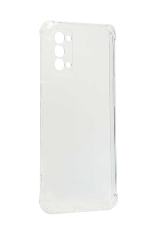 Reno 4 Kılıf Kamera Korumalı Nitro Anti Shock Silikon - Renksiz Renksiz Renksiz