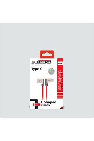 Subzero Sbz-C22 Ltip Type-C Tel.Şarj Data Kab. 1M