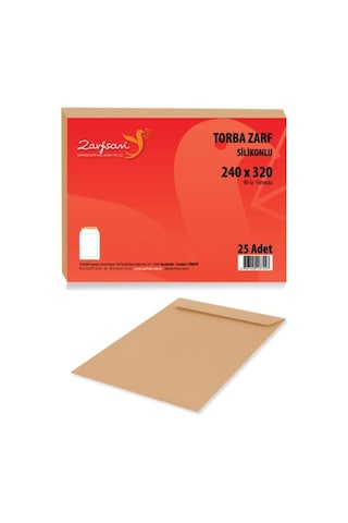 Zarfsan Torba Zarf 24x32 90 Gr Formula 25 Adet 0.75 LT - 2.5 LT - 12 KG