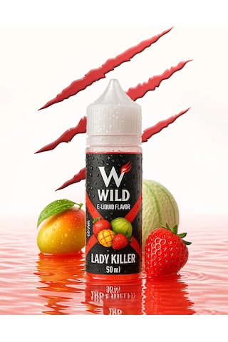Lady Killer - Premium Aroma 60ml - Mango, Ananas, Çilek - Likit Tatlandırıcı