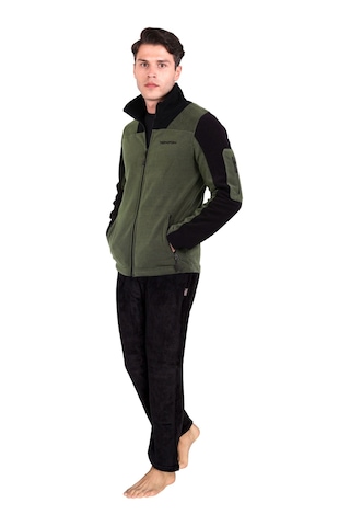 Thermoform Evo Pro Polar Termal Erkek Haki-siyah Mont / Siyah Pantolon Eşofman Takımı Renkli