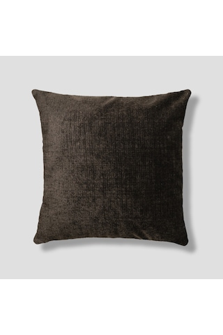 Sezyon Liza Desenli 50 50 Koyu Kahverengi Kırlent Kılıfı Koyu Kahverengi