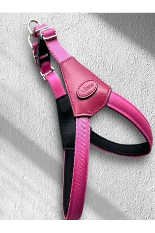 Lino Yumuşak Dokulu Ayarlanabilir Köpek Göğüs Tasması Pembe Lino Yumuşak Dokulu Ayarlanabilir Köpek Göğüs Tasması Pembe