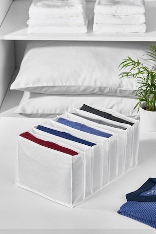 Serstil Organizer 3.boy 8 Gözlü 27x35x17 Cm Beyaz