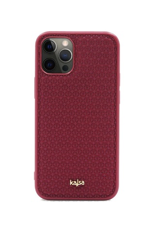 Kajsa Apple Uyumlu iPhone 12 Pro Max Kılıf Kajsa Splendid Serisi 3D Leaf Kapak ZORE-219004