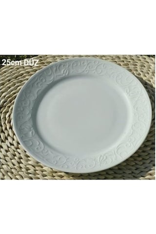 Güral Porselen Bhd25du Bahar Düz Tabak 25 Cm 6 Lı