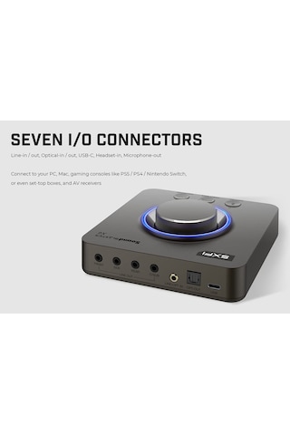 Creative Sound Blaster X4 Hi-Res 24 Bit 192 kHz 7.1 Harici Ses Kartı