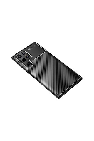 Samsung Uyumlu Galaxy S22 Ultra Kilif Karbon Tasarim Negro Silikon Kapak 529206560