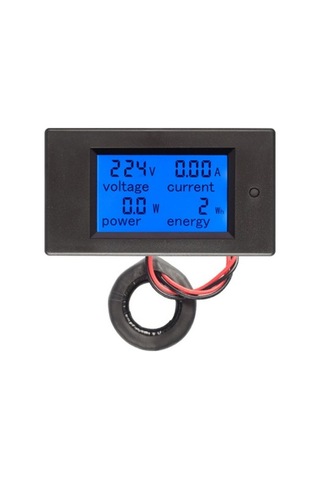 Ac Dijital Voltmetre, Ampermetre, Wattmetre + 100a Şönt Direnç