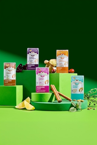 Apitera UP Doğal Bal, B Vitaminleri, Kırmızı Ginseng, Guarana ve Propolis İçeren Takviye Edici 56'lı Saşe