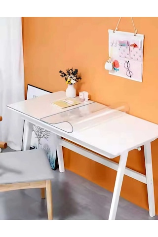 1.2 Mm Kalınlık 60 Cm En Şeffaf Kalın Pvs Masa Koruyucu Mika Masa Örtüsü 60 X 120