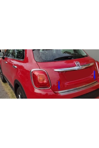 Fiat 500X Krom Bagaj Alt Çıtası Çelik 2014 Üzeri Yıldız