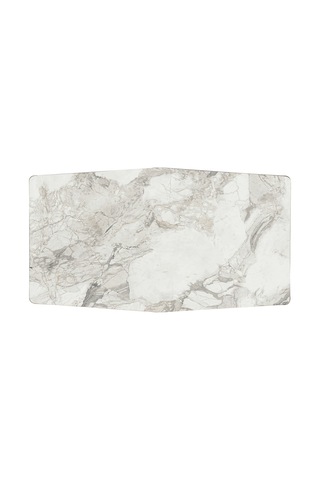 Vovvahome Vega Mdf Ahşap Orta Sehpa - Beyaz Mermer