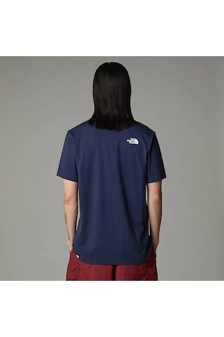 The North Face M Ss Simple Dome Tee Erkek T-shirt Nf0a87ng8k21 Lacivert