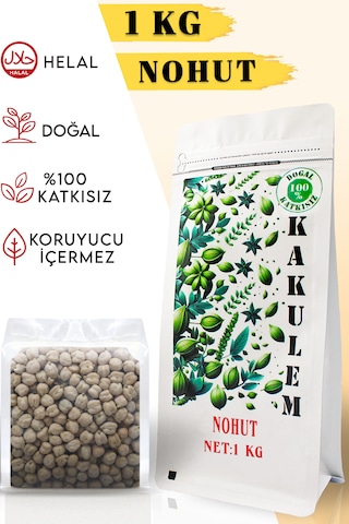 Kakulem Köy Yerli Beyaz Nohut 1 KG